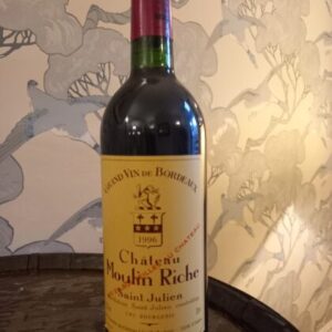 1996 Chateau Leoville Poyferre Chateau Moulin Riche, Saint-Julien, France