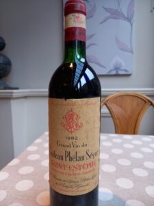 1982 Chateau Phelan Segur, Saint-Estephe, France