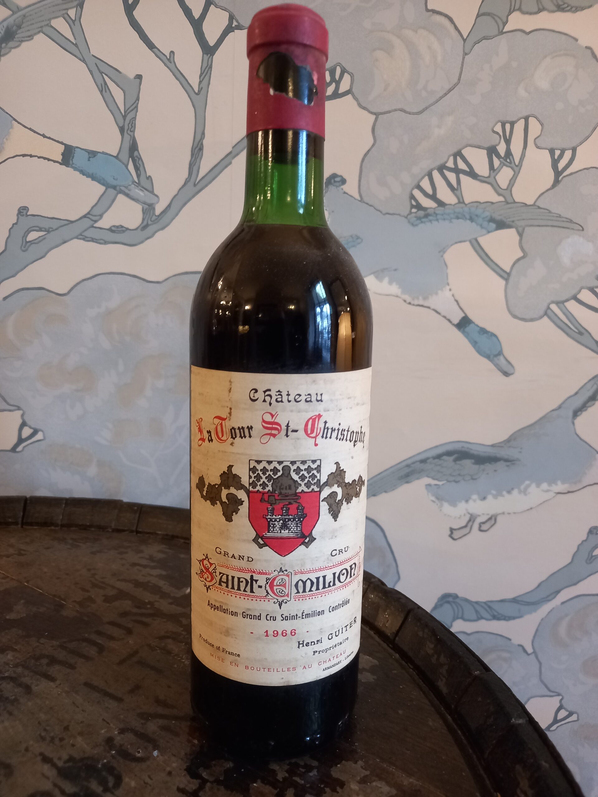 1966 Chateau La Tour Saint Christophe, Saint-Emilion Grand Cru, France