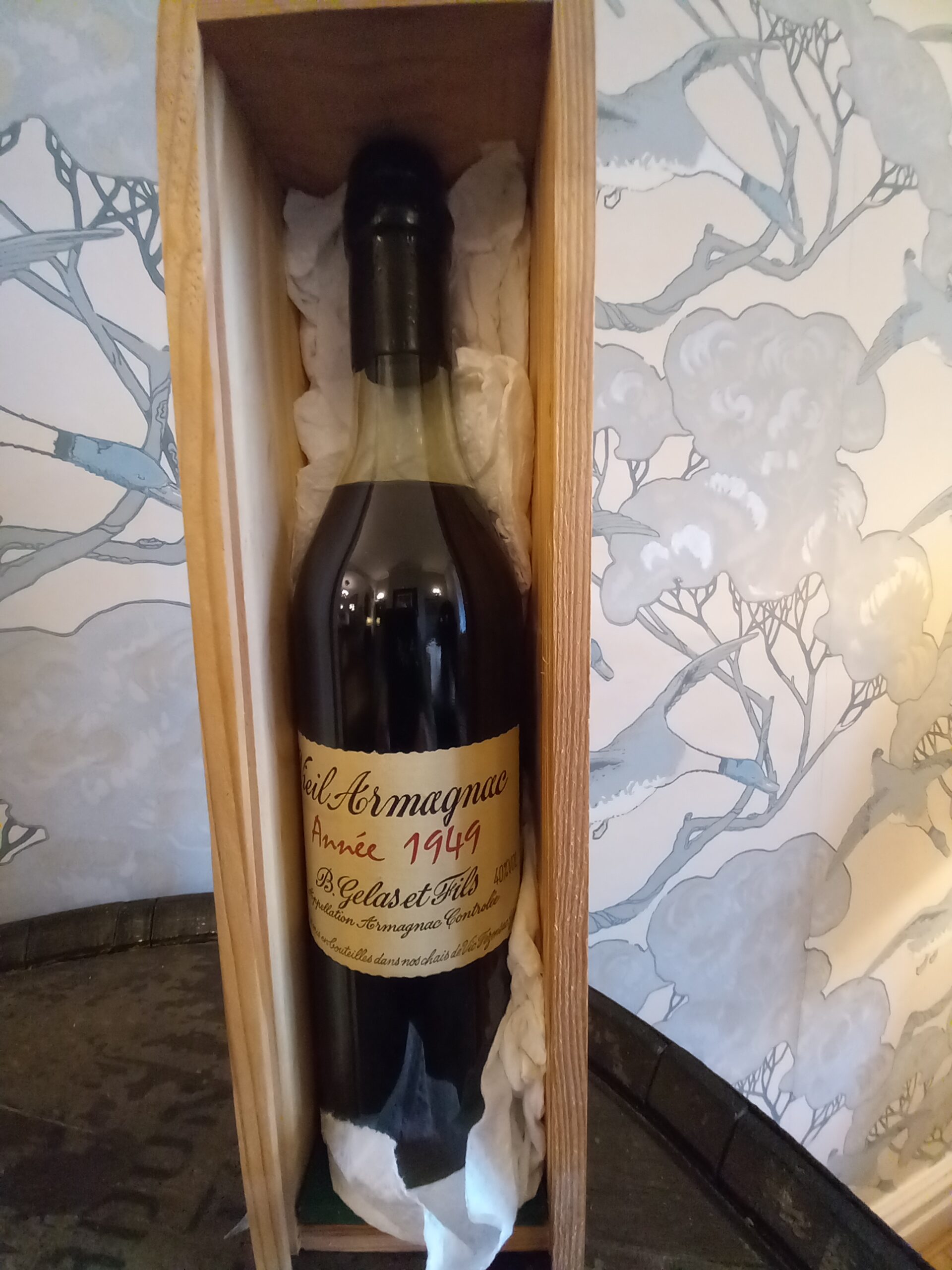 1949 B Gelas & Fils Vintage Vieil Armagnac, France