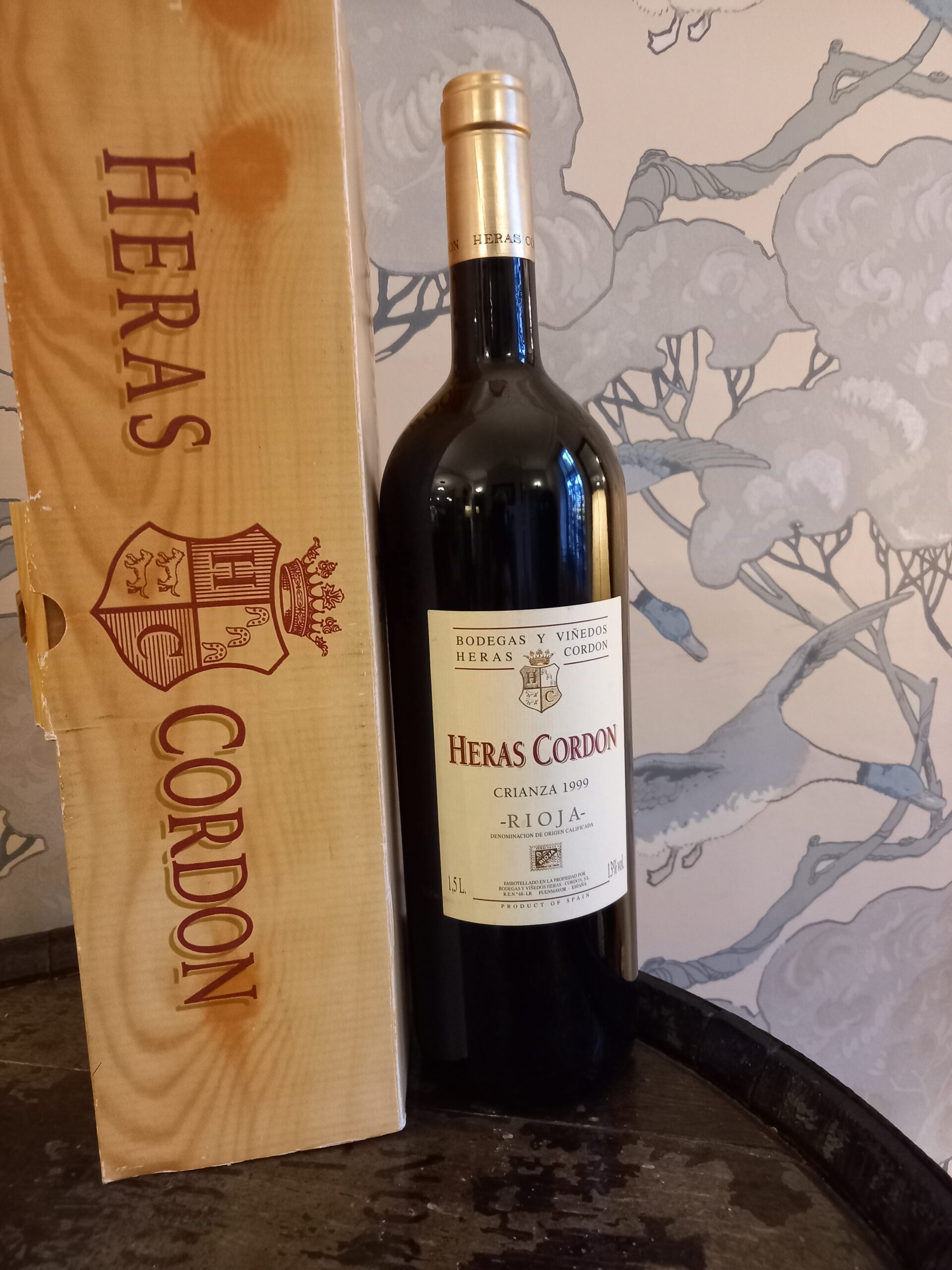 1999 Bodegas Heras Cordon, crianza Rioja DOCa, Spain